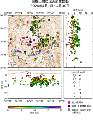 地震活動/2024年4月1日〜4月30日