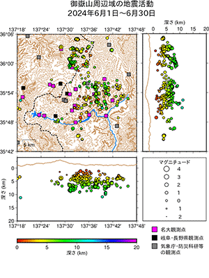 地震活動/2024年6月1日〜6月30日