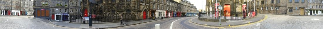 panorama view of Edinburgh