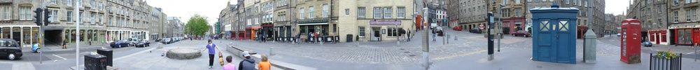 panorama view of Edinburgh