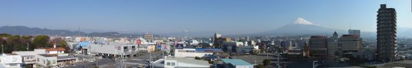 panorama view of Mt. Fuji