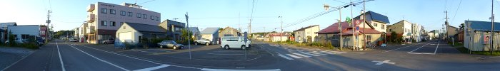 panorama view of Horonobe town