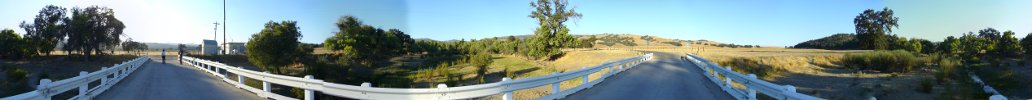 panorama view of Parkfield