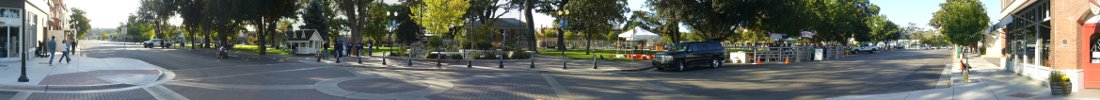 panorama view of Paso Robles