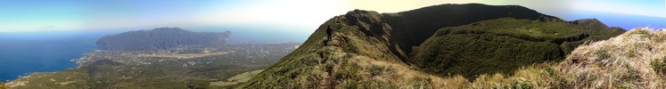 panorama view of Hachijojima