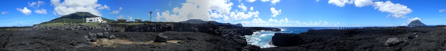 panorama view of Hachijojima