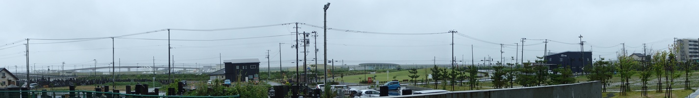 panorama view of Ishinomaki